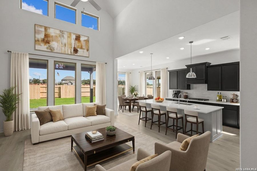 Furnished interior view inside a new home in Buffalo Crossing, Cibolo (Image 19).