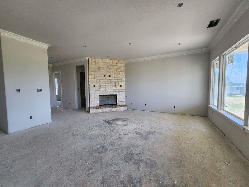 In-progress construction of a new home in Rocky Top, Krum, TX (Image 6).