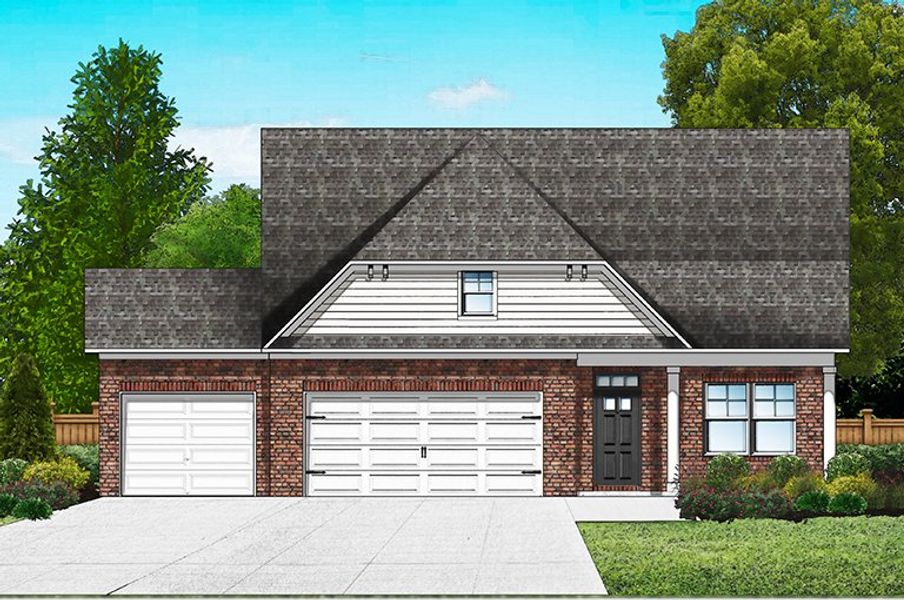 Elevation A2 Bonus w/ 3 Car Garage & Ext. Porch Elevation A2 Bonus w/ 3 Car Garage & Ext. Porch