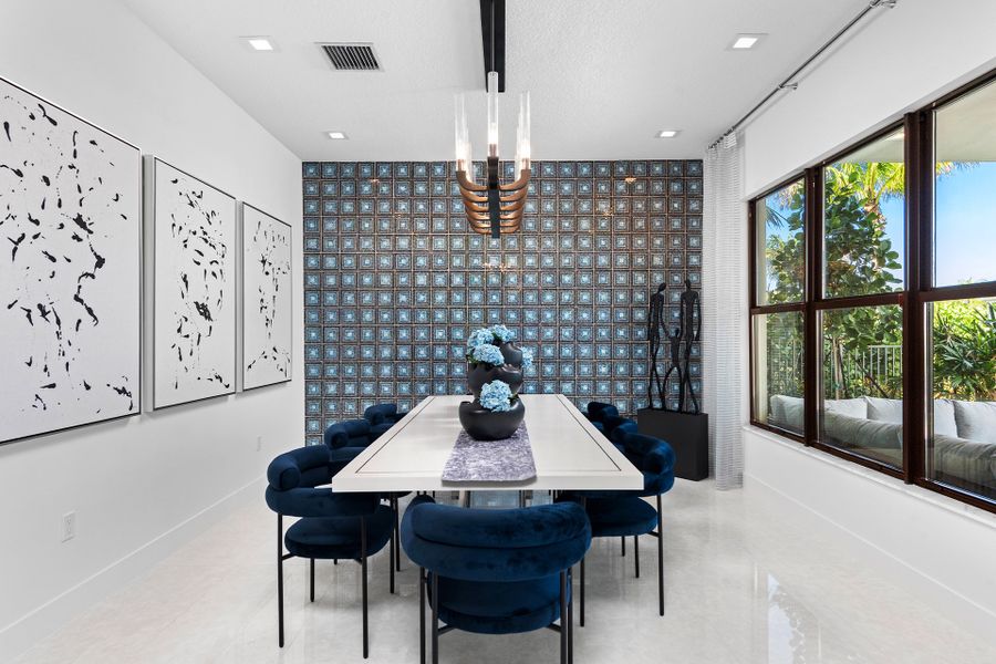 Representative furnished interior of a home built from the Corsica by GL Homes in Lotus Edge, Boca Raton (Image 7).