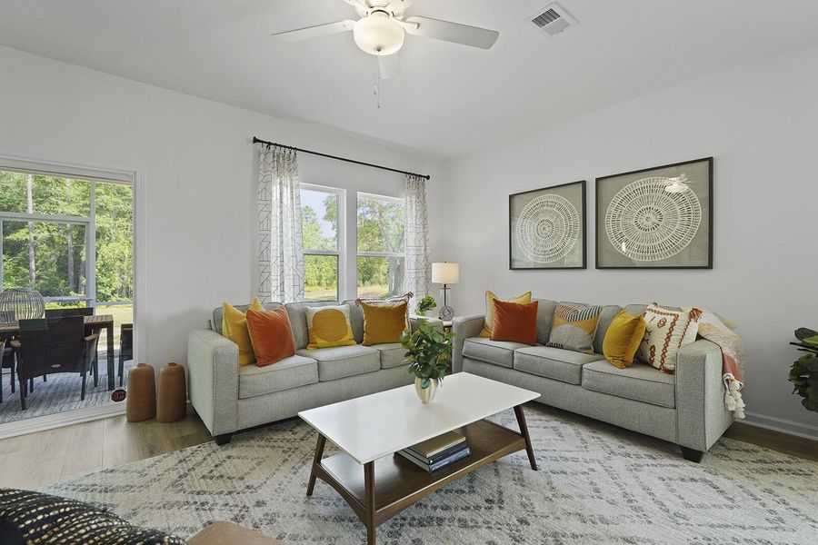 Furnished interior view inside a new home in , Manning (Image 8). Furnished interior view inside a new home in , Manning (Image 8).