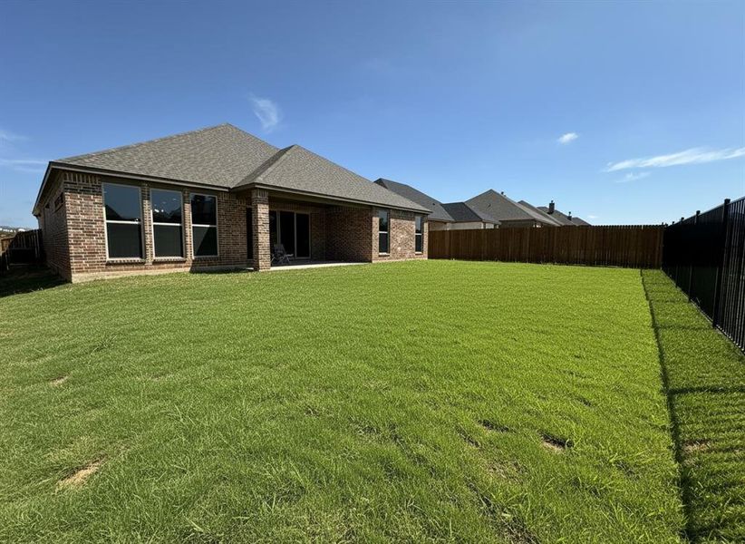 Exterior details and patio area of a home in , Cleburne (Image 13). Exterior details and patio area of a home in , Cleburne (Image 13).