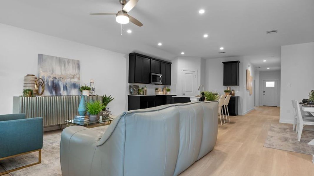 Furnished interior view inside a new home in Sorrento, Richmond (Image 16). Furnished interior view inside a new home in Sorrento, Richmond (Image 16).