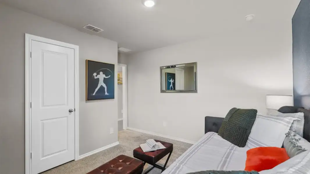 Furnished interior view inside a new home in Rosewood at Beltmill, Fort Worth (Image 34).