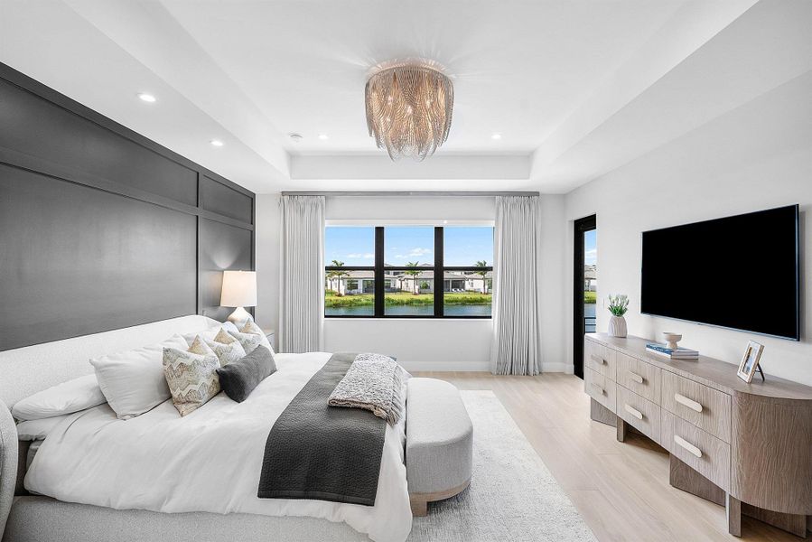 Furnished interior view inside a new home in , Boca Raton (Image 64). Furnished interior view inside a new home in , Boca Raton (Image 64).