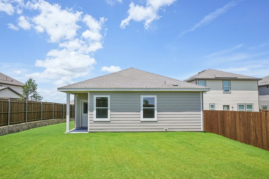Representative exterior details of a home built from the Enterprise by Starlight Homes in Coyote Meadows, Anna (Image 4). Representative exterior details of a home built from the Enterprise by Starlight Homes in Coyote Meadows, Anna (Image 4).