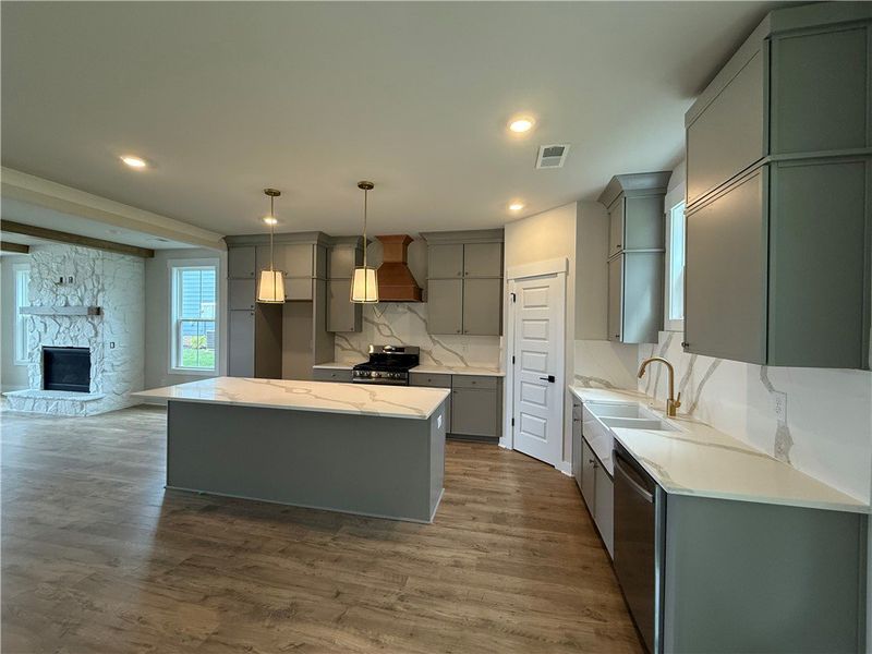 Furnished interior view inside a new home in Walker's Pointe, Anderson (Image 9).