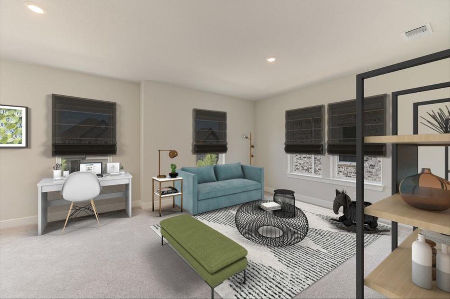 Thomasville Upstairs Retreat (Staged)  [Photo shown are from a completed home with the same floorplan and similar design selections. Actual design selections may very slightly]