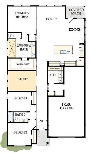 The success of a floor plan is the way you can move through it…You’ll be amazed at how well this home lives…We call it traffic patterns.