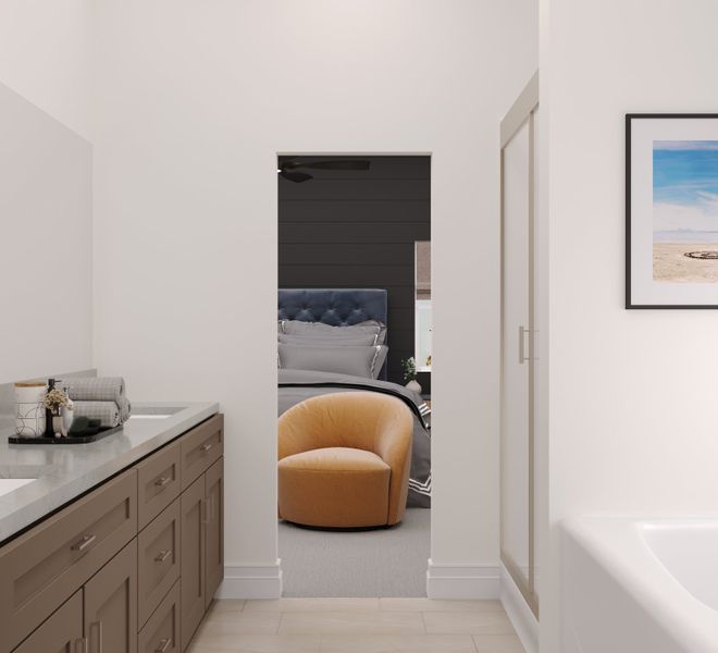 Representative furnished interior of a home built from the Pantano by Beazer Homes in Willows at Bella Vista Farms: Bella Vista Farms, San Tan Valley (Image 8). Representative furnished interior of a home built from the Pantano by Beazer Homes in Willows at Bella Vista Farms: Bella Vista Farms, San Tan Valley (Image 8).