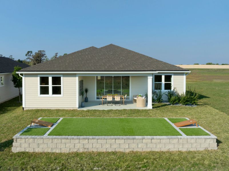 Representative exterior details of a home built from the Hawkin by Mattamy Homes in Lakes at Bella Lago, Green Cove Springs (Image 3).