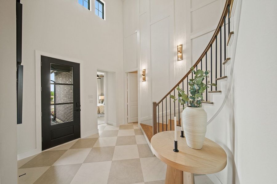 Furnished interior view inside a new home in Grange 45', Katy (Image 7).