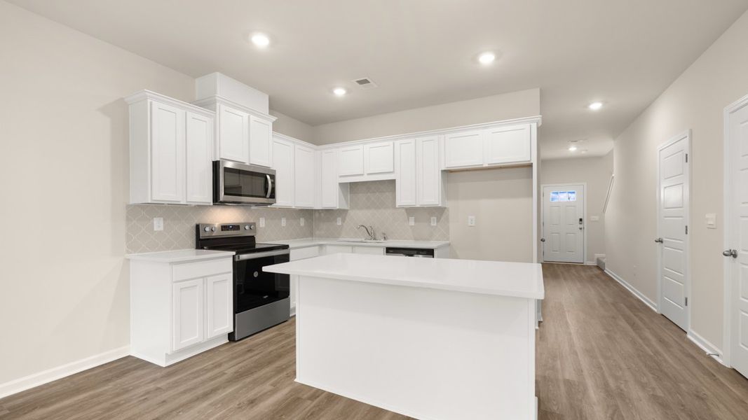 Furnished interior view inside a new home in The Gables at Agricultural Village, Perry (Image 7). Furnished interior view inside a new home in The Gables at Agricultural Village, Perry (Image 7).