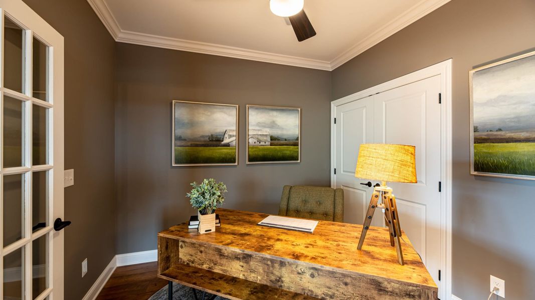 Representative furnished interior of a home built from the Torino by Epcon Communities in The Villas at Pinewood, Asheboro (Image 26).