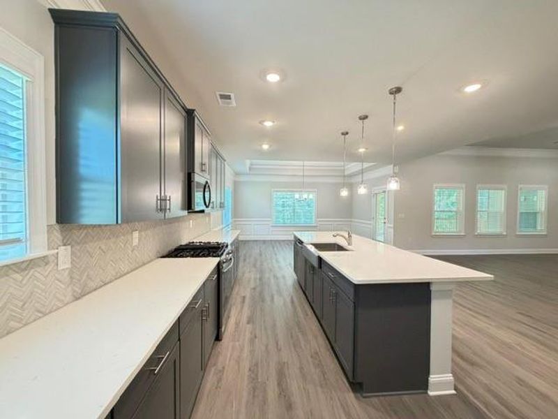 Furnished interior view inside a new home in Tuscany Hills, Douglasville (Image 11).