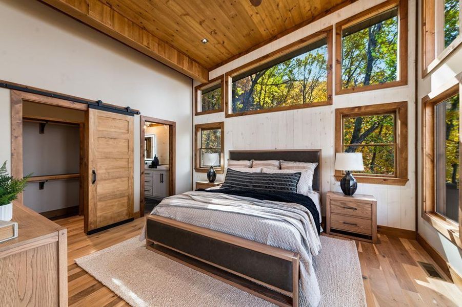 Furnished interior view inside a new home in , Blue Ridge (Image 41).