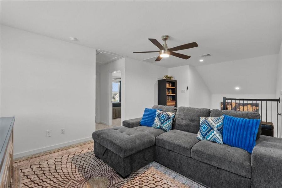 Upstairs gameroom