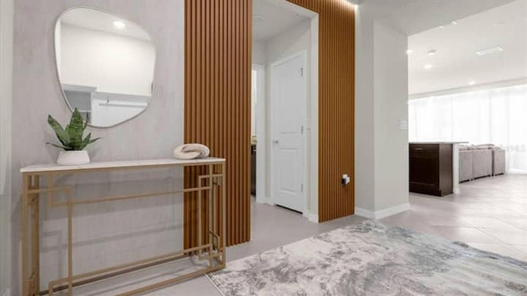 Furnished interior view inside a new home in , Clermont (Image 36).