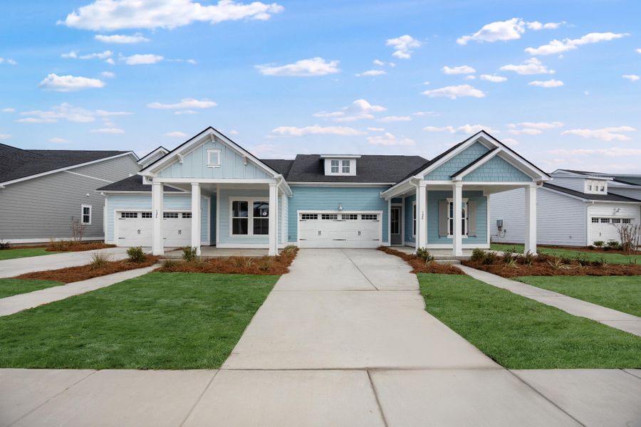 Front exterior of a new home in , Summerville, SC, highlighting curb appeal (Image 1). Front exterior of a new home in , Summerville, SC, highlighting curb appeal (Image 1).