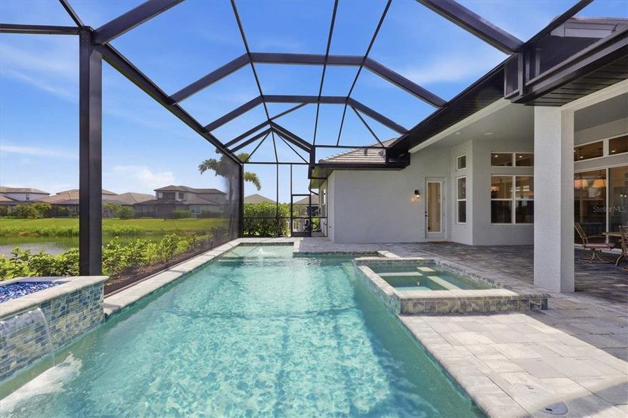 Exterior details and patio area of a home in , Sarasota (Image 24).
