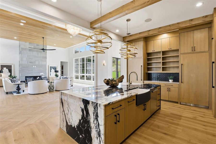 Furnished interior view inside a new home in , Aledo (Image 18).