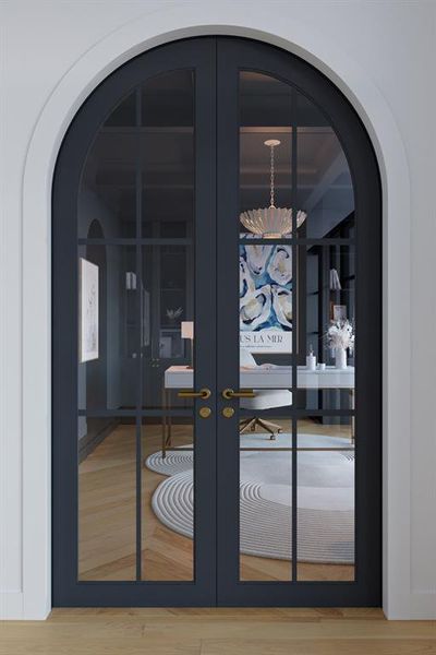 Close-up of interior finishes inside a home in , Dallas (Image 16). Close-up of interior finishes inside a home in , Dallas (Image 16).