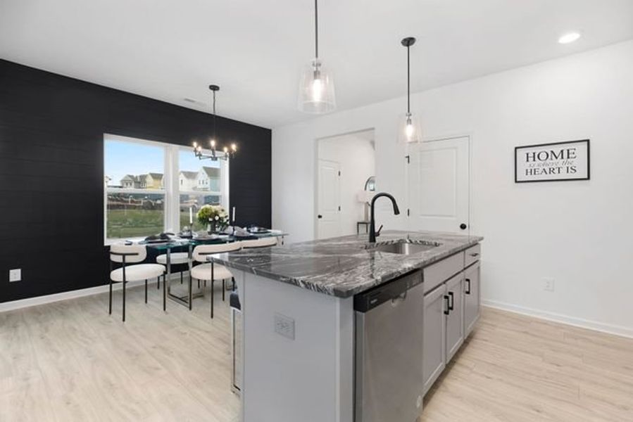 Representative furnished interior of a home built from the Seville II by True Homes in Colvin Park, Rock Hill (Image 7).
