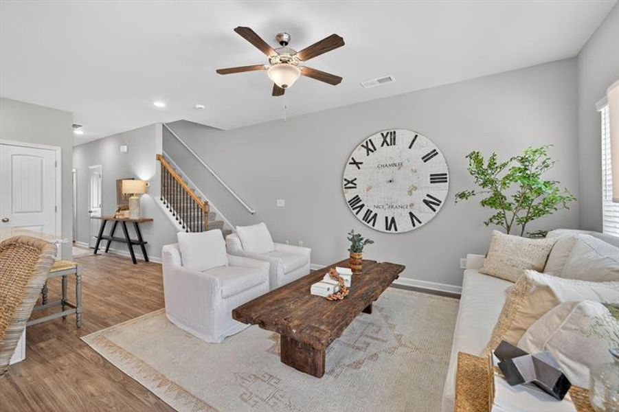 Furnished interior view inside a new home in The Reserve At Clock Tower, Douglasville (Image 11).