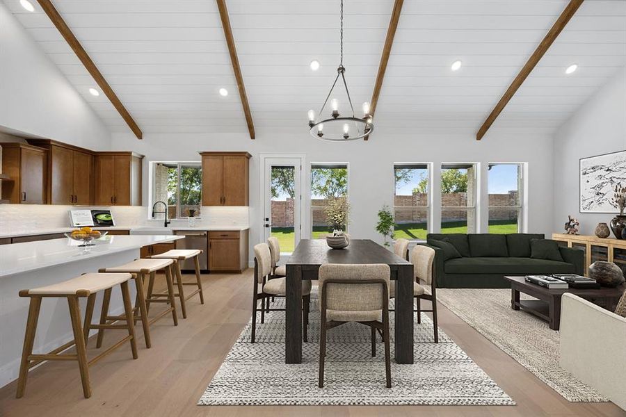 Furnished interior view inside a new home in Lincoln Pointe, Van Alstyne (Image 28). Furnished interior view inside a new home in Lincoln Pointe, Van Alstyne (Image 28).