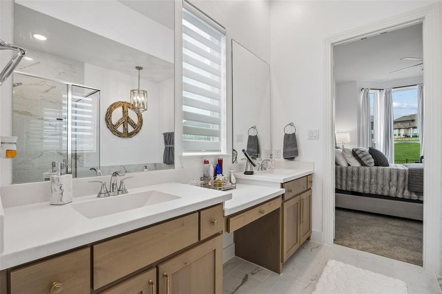 Furnished interior view inside a new home in Devonshire, Forney (Image 14).