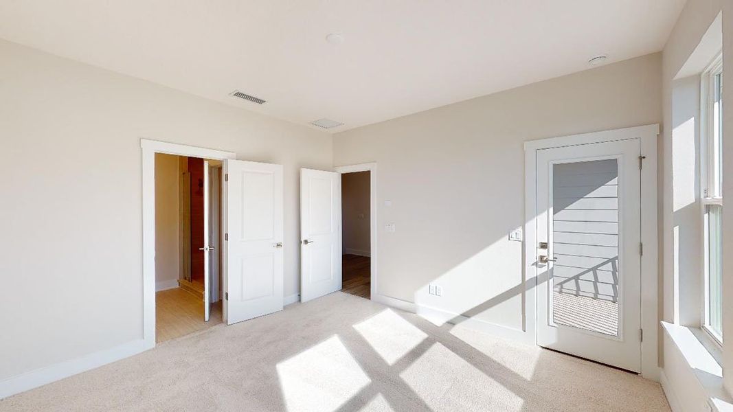 Representative unfurnished interior of a home built from the Deleon - D - Townhome Series by ICI Homes in West End at Town Center, Ponte Vedra (Image 11).