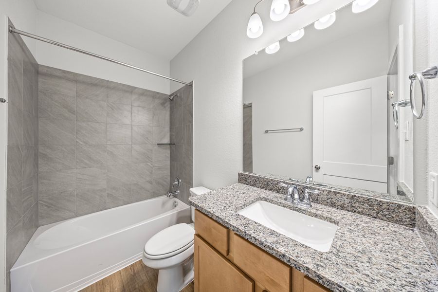 Furnished interior view inside a new home in Hartrick Ranch, Temple (Image 7).