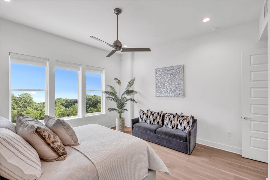 Furnished interior view inside a new home in Bluebonnet Lofts, Austin (Image 5).