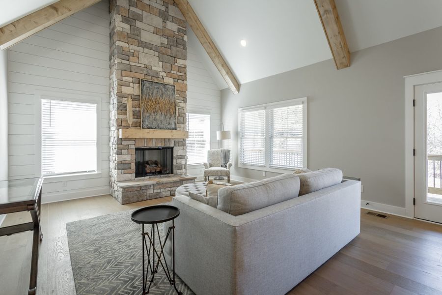 Representative furnished interior of a home built from the Autumnbrook A by Riverstone Construction, LLC in Pine Ridge, Soddy-Daisy (Image 40).