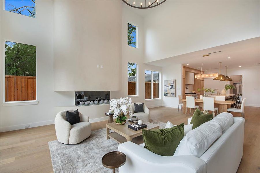 Furnished interior view inside a new home in , Dallas (Image 19).
