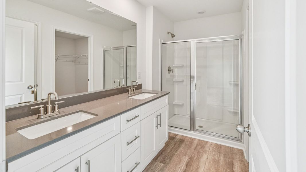 Representative furnished interior of a home built from the Craig by D.R. Horton in The Hideaway at Fox Meadows, Bluff City (Image 10).