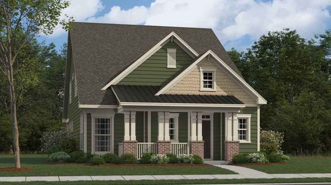 Representative exterior photo of a completed home built from the Cypress by Lennar in Elizabeth: Arbor, Fort Mill, SC (Image 25).