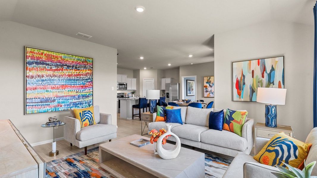 Furnished interior view inside a new home in Townes Landing, Fort Worth (Image 13).