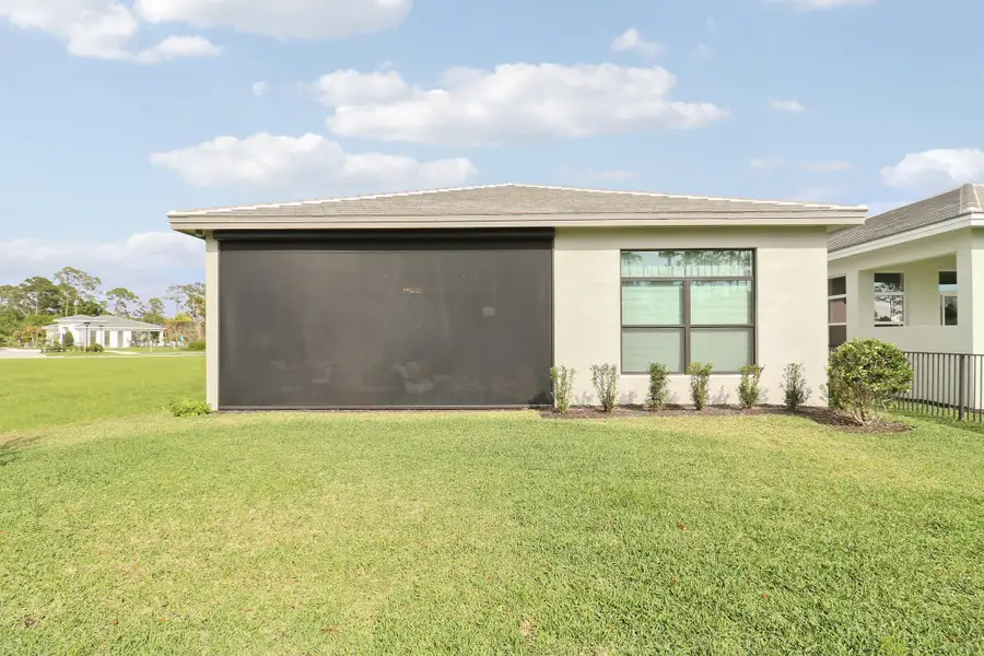 Back of Home with Electronic Screen Back of Home with Electronic Screen