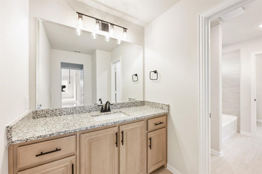 Furnished interior view inside a new home in Glenwood Meadows, Argyle (Image 18). Furnished interior view inside a new home in Glenwood Meadows, Argyle (Image 18).