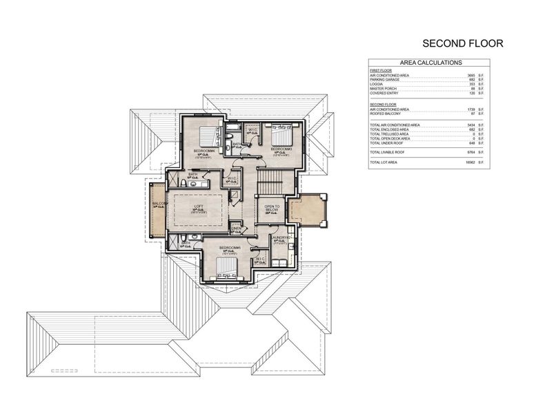 2D floor plan layout of this home in , Delray Beach, FL (Image 3).