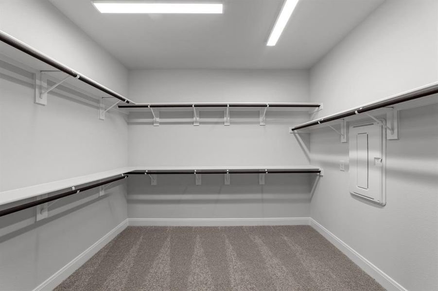 Spacious, unfurnished interior of a new home in Karis - Village Series, Crowley (Image 17). Spacious, unfurnished interior of a new home in Karis - Village Series, Crowley (Image 17).