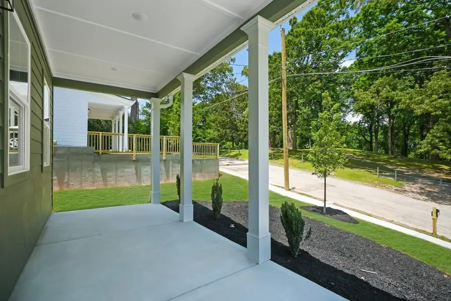 Exterior details and patio area of a home in , Atlanta (Image 3).