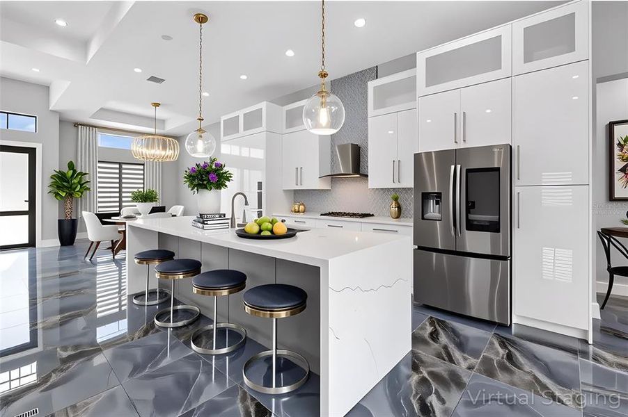 Furnished interior view inside a new home in , Naples (Image 15). Furnished interior view inside a new home in , Naples (Image 15).