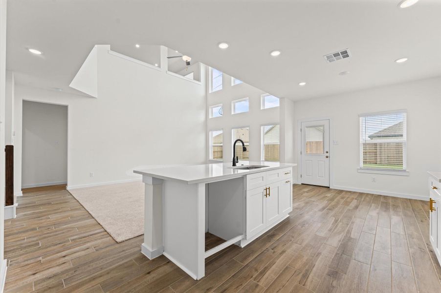 Furnished interior view inside a new home in , Angleton (Image 10).