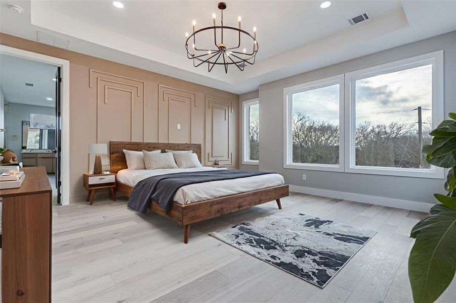 Furnished interior view inside a new home in , Whitney (Image 9).