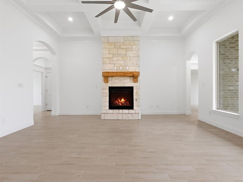 Spacious, unfurnished interior of a new home in , Godley (Image 23).