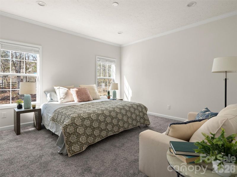 Furnished interior view inside a new home in , Hendersonville (Image 26).