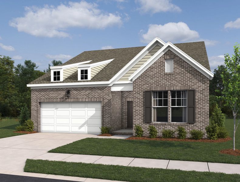 Representative exterior photo of a completed home built from the Gambel by Ashton Woods in Cades Bluff, Lebanon, TN (Image 2). Representative exterior photo of a completed home built from the Gambel by Ashton Woods in Cades Bluff, Lebanon, TN (Image 2).