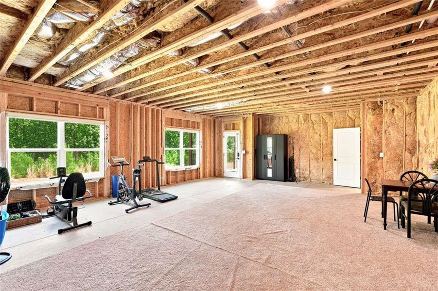 In-progress construction of a new home in , Woodstock, GA (Image 45).